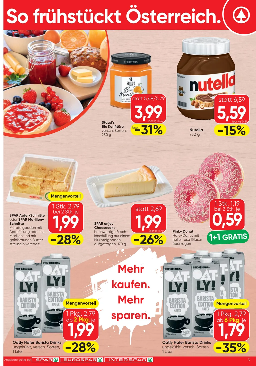 Spar Flugblatt ab 27.08.2026 (Donnerstag)