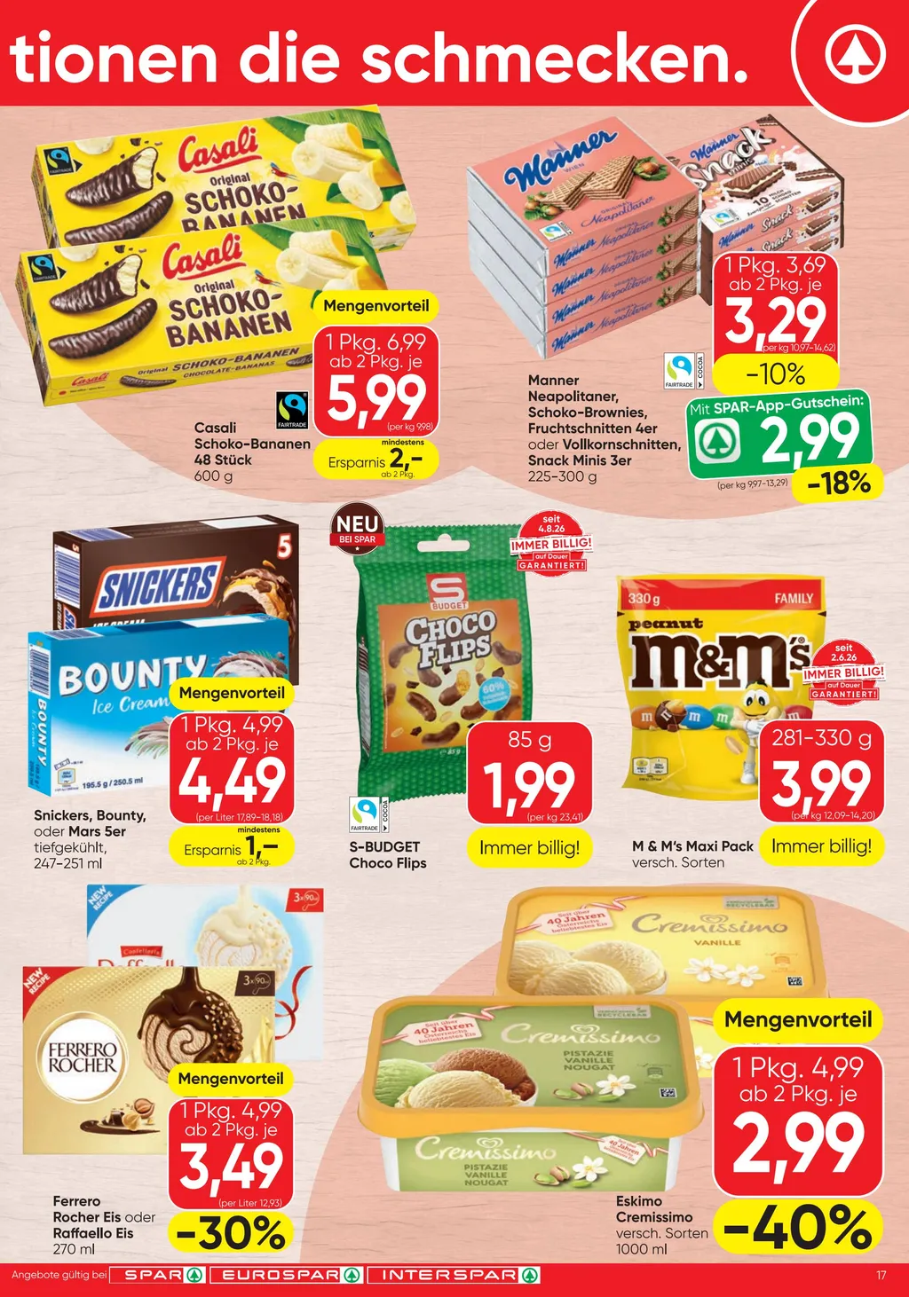 Spar Flugblatt ab 27.08.2026 (Donnerstag)