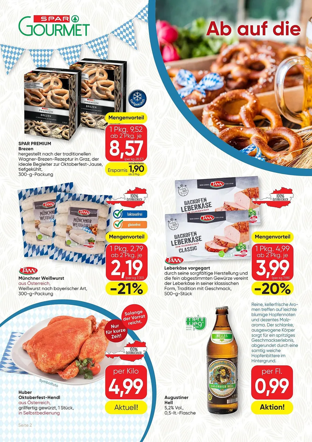 Spar Gourmet Flugblatt ab 10.09.2026 (Donnerstag)