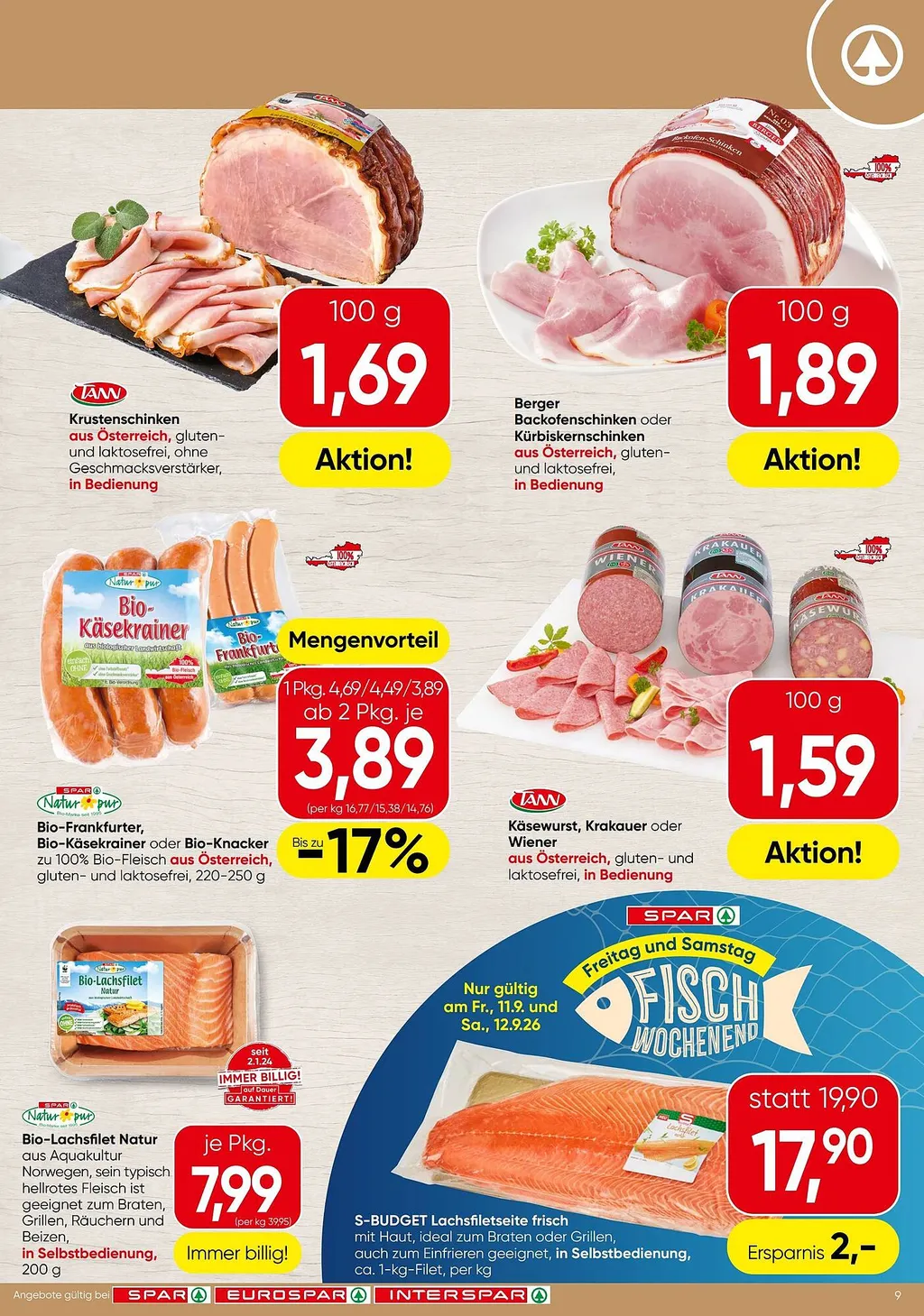 Spar Flugblatt ab 10.09.2026 (Donnerstag)