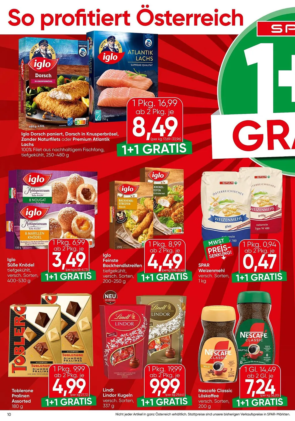 Spar Flugblatt ab 10.09.2026 (Donnerstag)