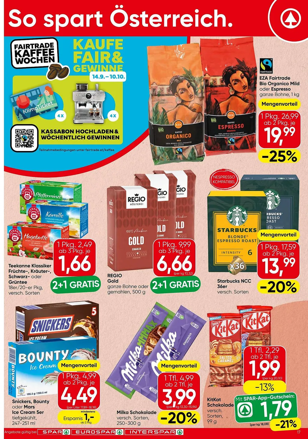 Spar Flugblatt ab 10.09.2026 (Donnerstag)