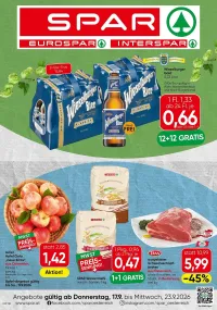 Spar Flugblatt ab 17.09.2026 (Donnerstag)