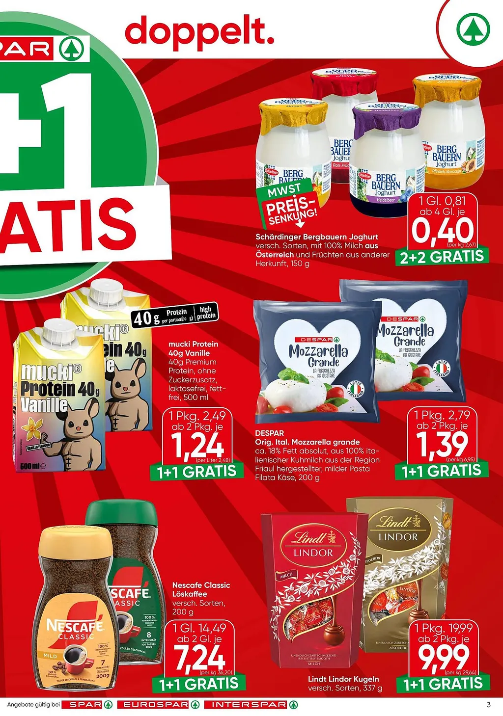 Spar Flugblatt ab 17.09.2026 (Donnerstag)