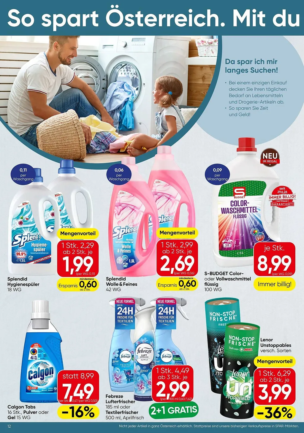 Spar Flugblatt ab 17.09.2026 (Donnerstag)