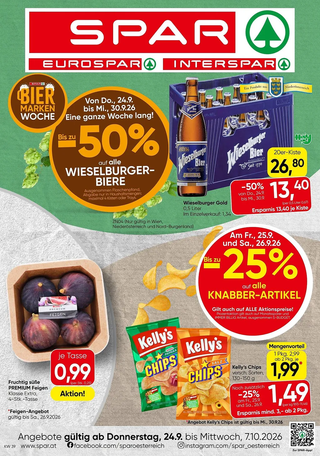 Spar Flugblatt ab 24.09.2026 (Donnerstag)