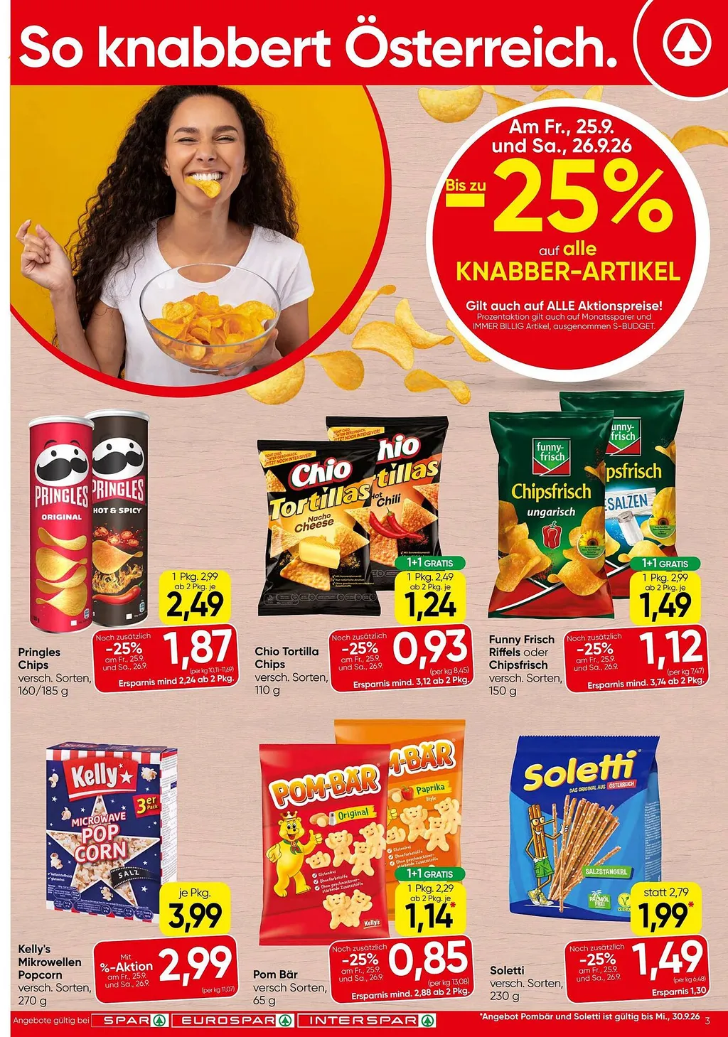 Spar Flugblatt ab 24.09.2026 (Donnerstag)