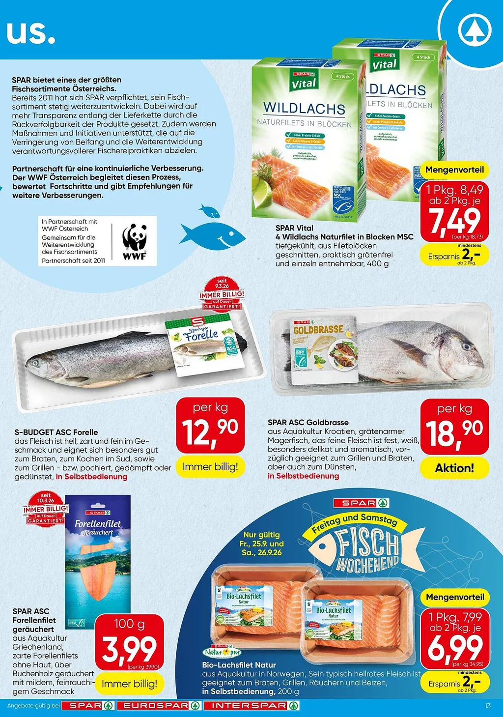 Spar Flugblatt ab 24.09.2026 (Donnerstag)