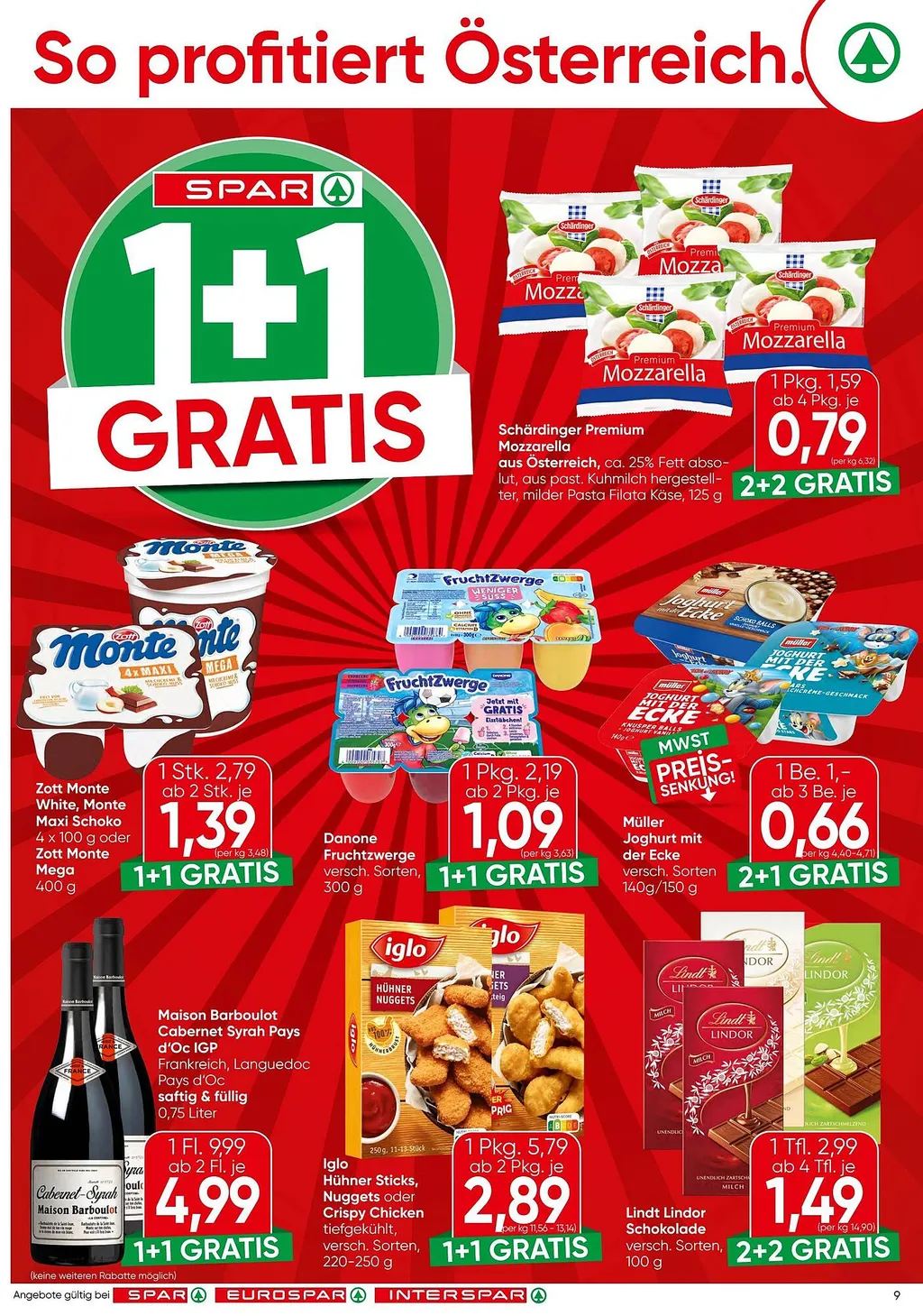 Spar Flugblatt ab 01.10.2026 (Donnerstag)