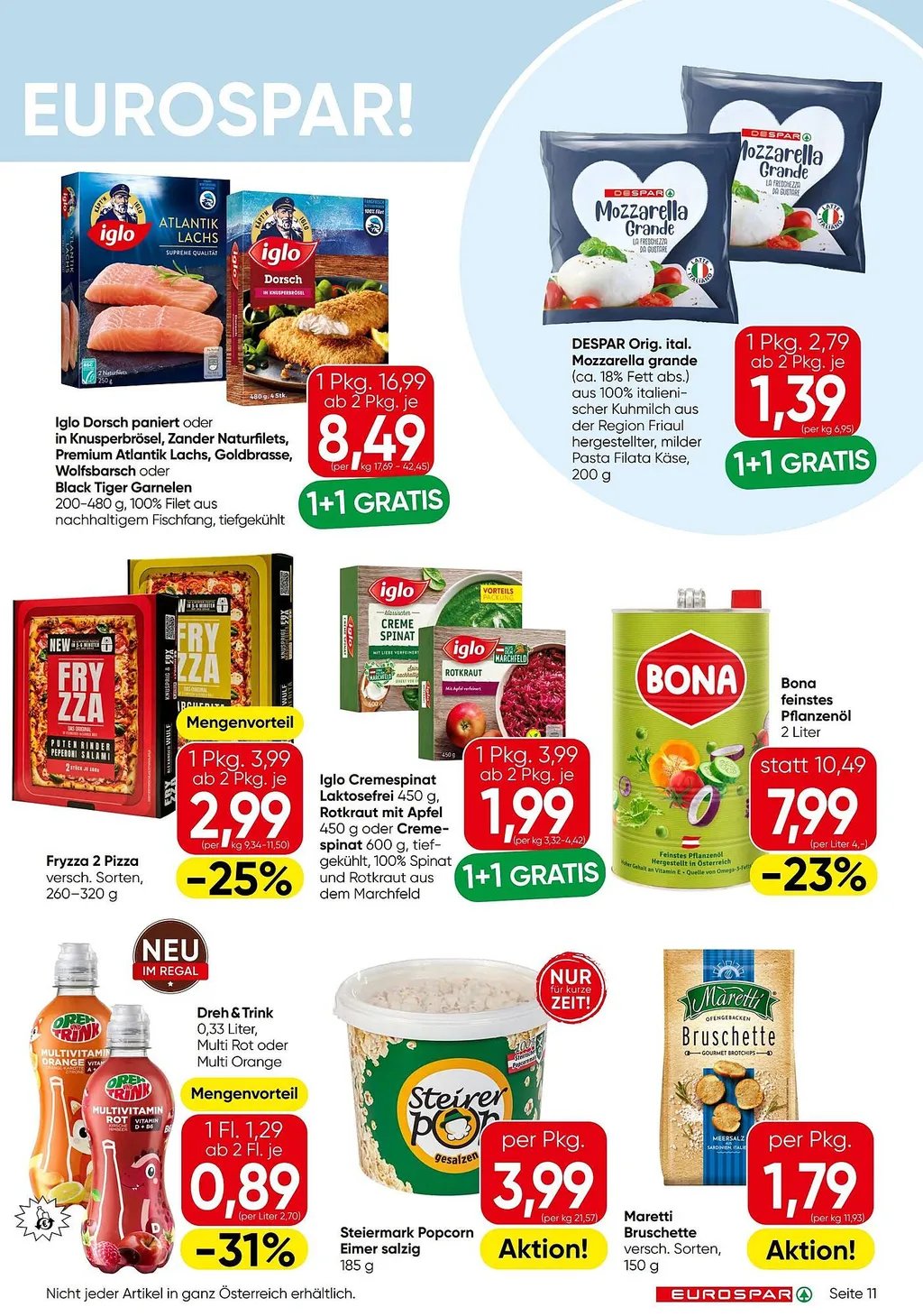 Eurospar Flugblatt ab 10.09.2026 (Donnerstag)