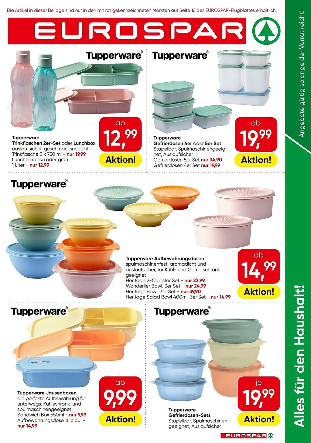 Eurospar Flugblatt ab 10.09.2026 (Donnerstag)