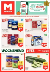 MPreis Flugblatt ab 08.10.2026 (Donnerstag)