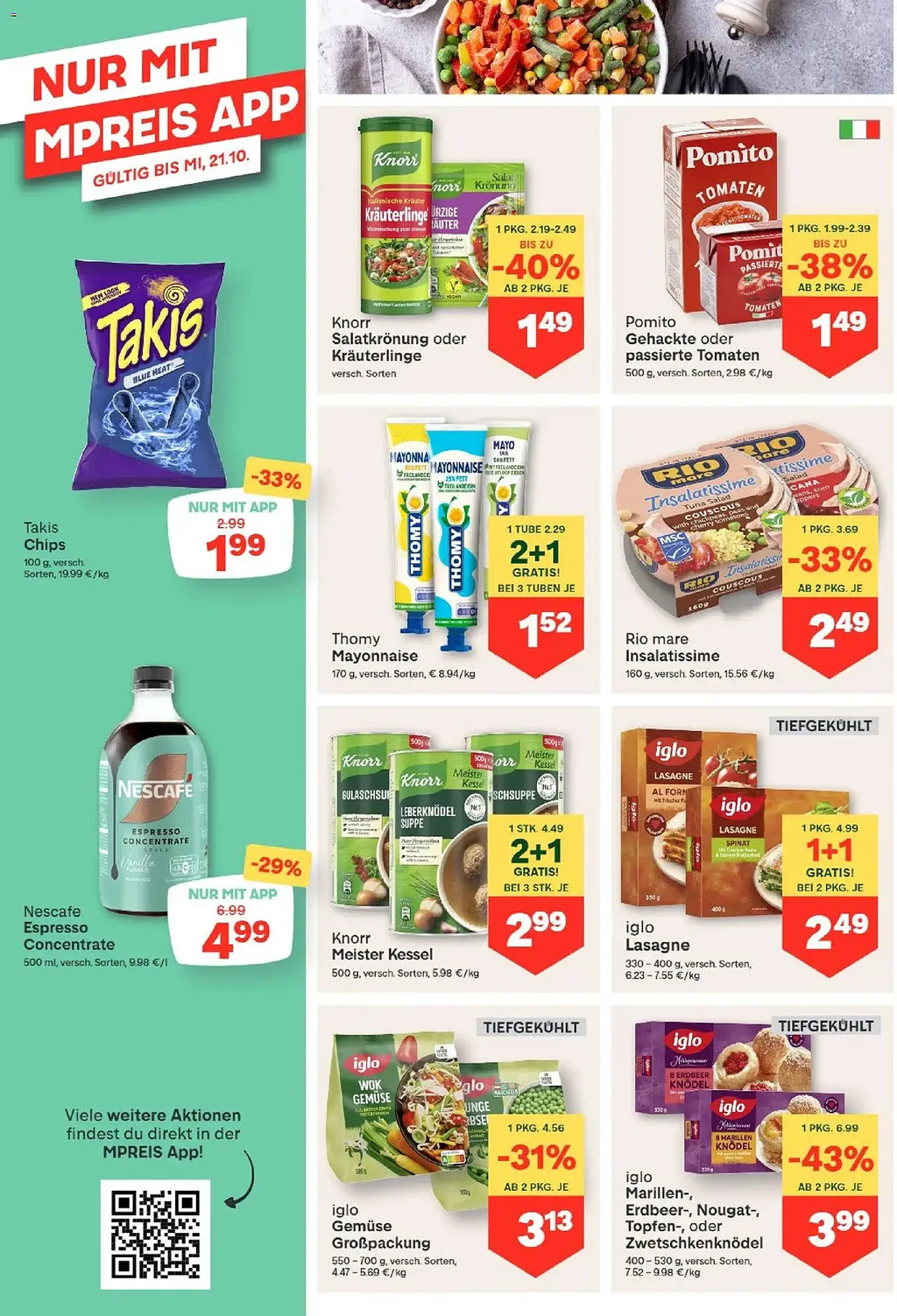 MPreis Flugblatt ab 08.10.2026 (Donnerstag)