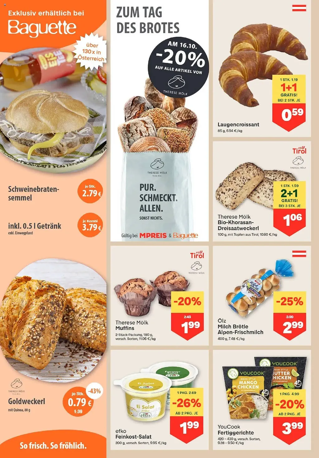 MPreis Flugblatt ab 15.10.2026 (Donnerstag)