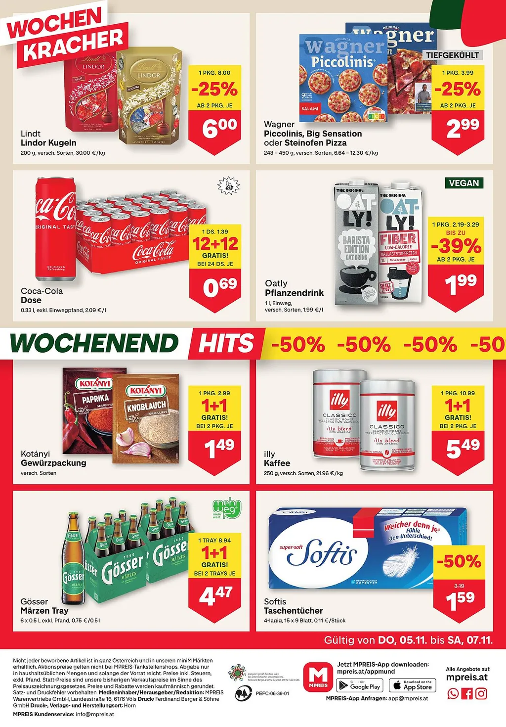 MPreis Flugblatt ab 05.11.2026 (Donnerstag)