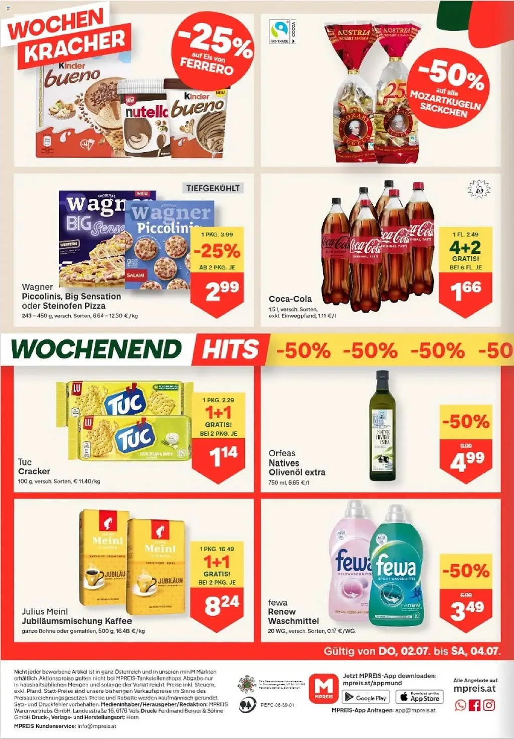 MPreis Flugblatt ab 02.07.2026 (Donnerstag)