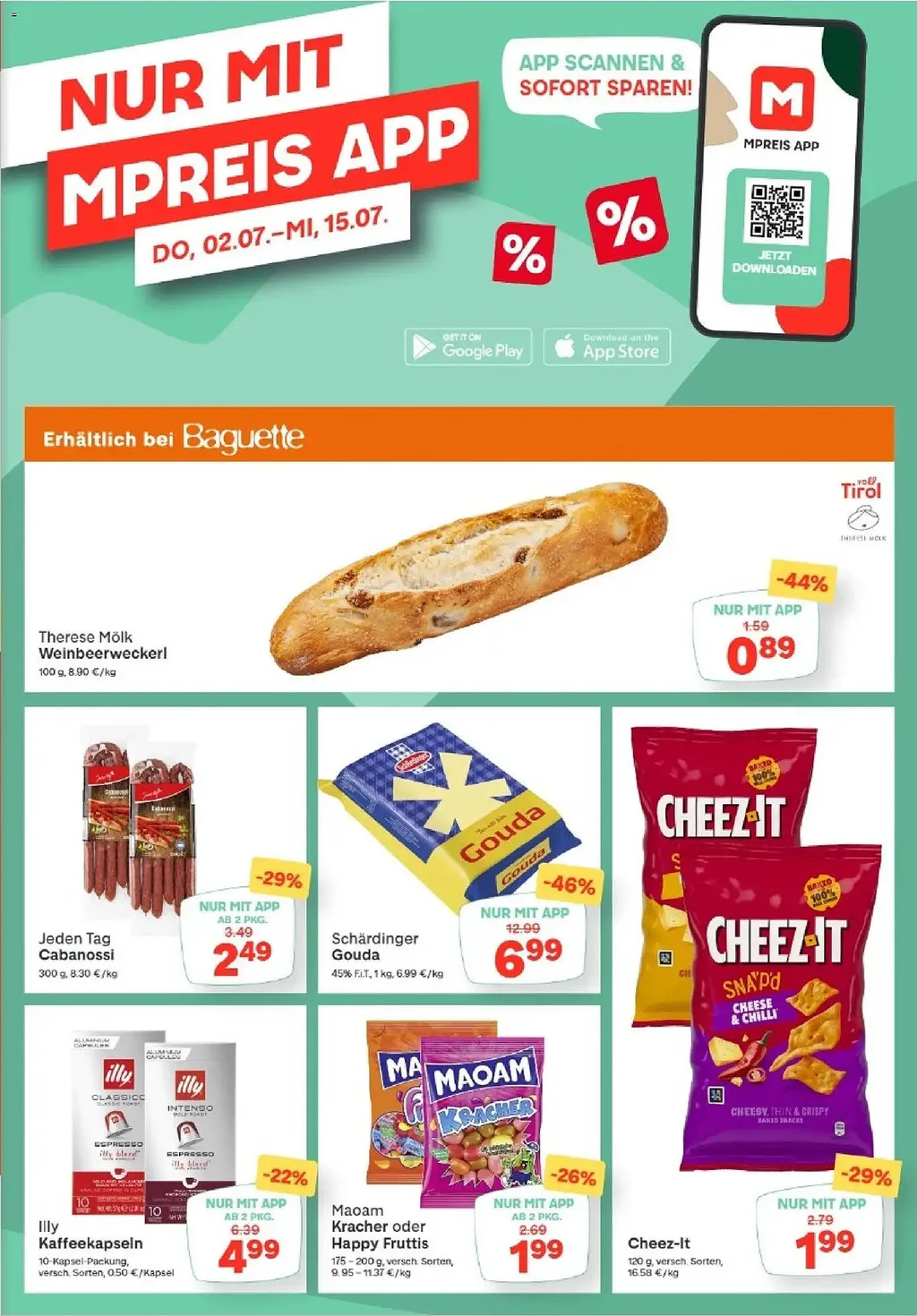 MPreis Flugblatt ab 02.07.2026 (Donnerstag)