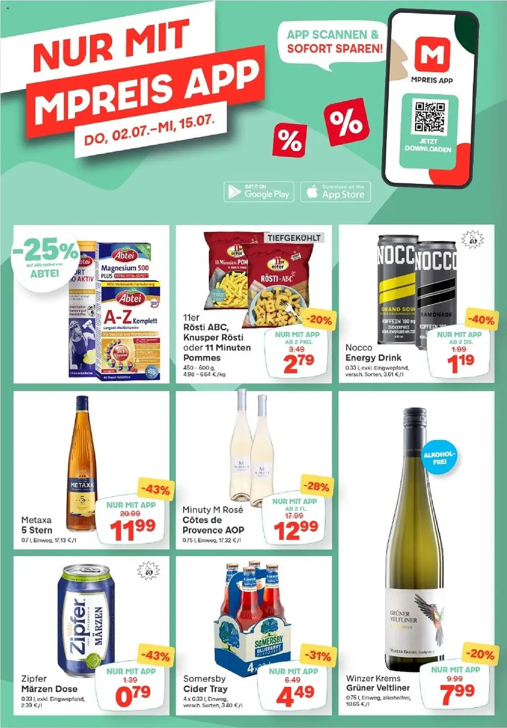 MPreis Flugblatt ab 02.07.2026 (Donnerstag)