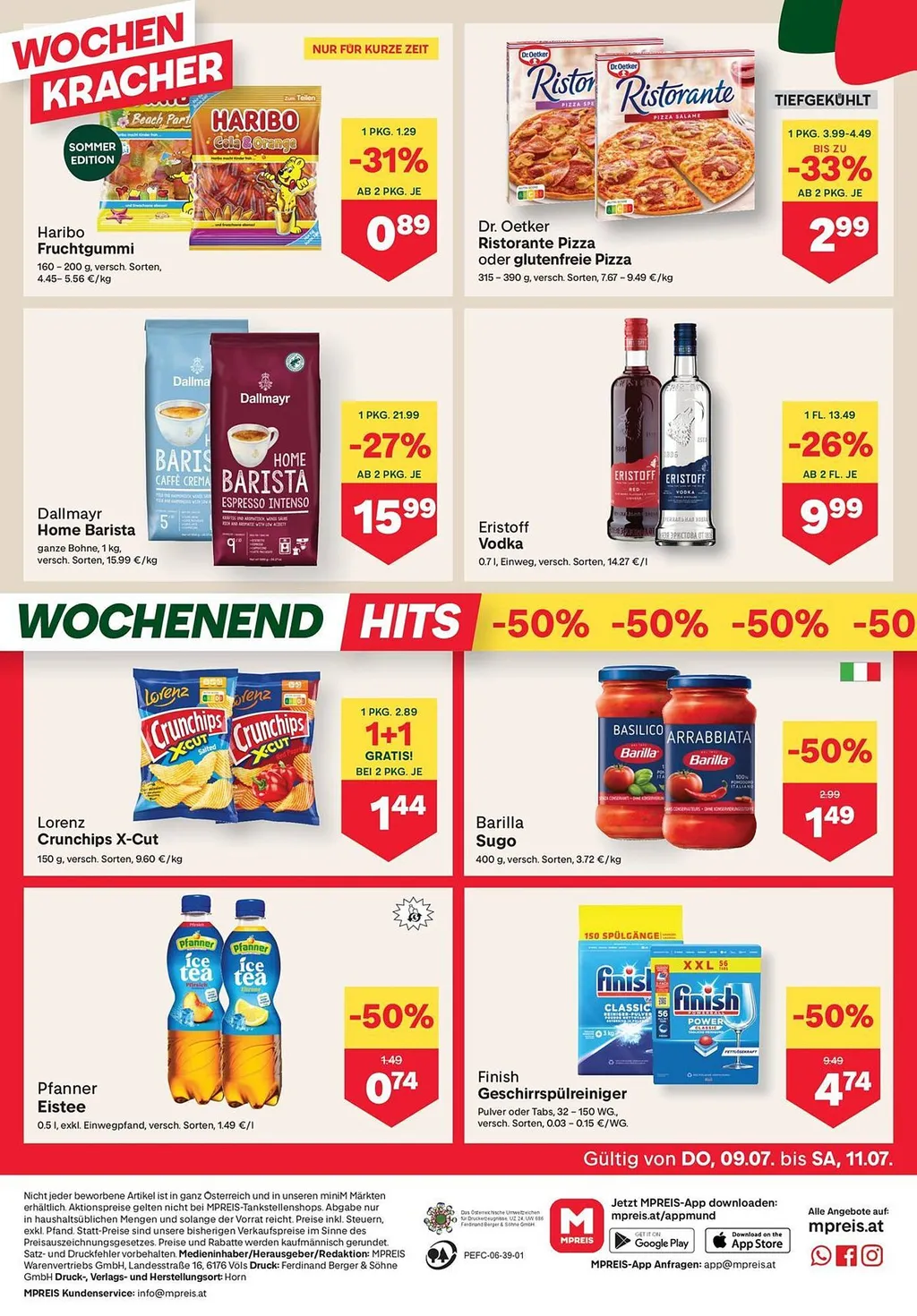 MPreis Flugblatt ab 09.07.2026 (Donnerstag)
