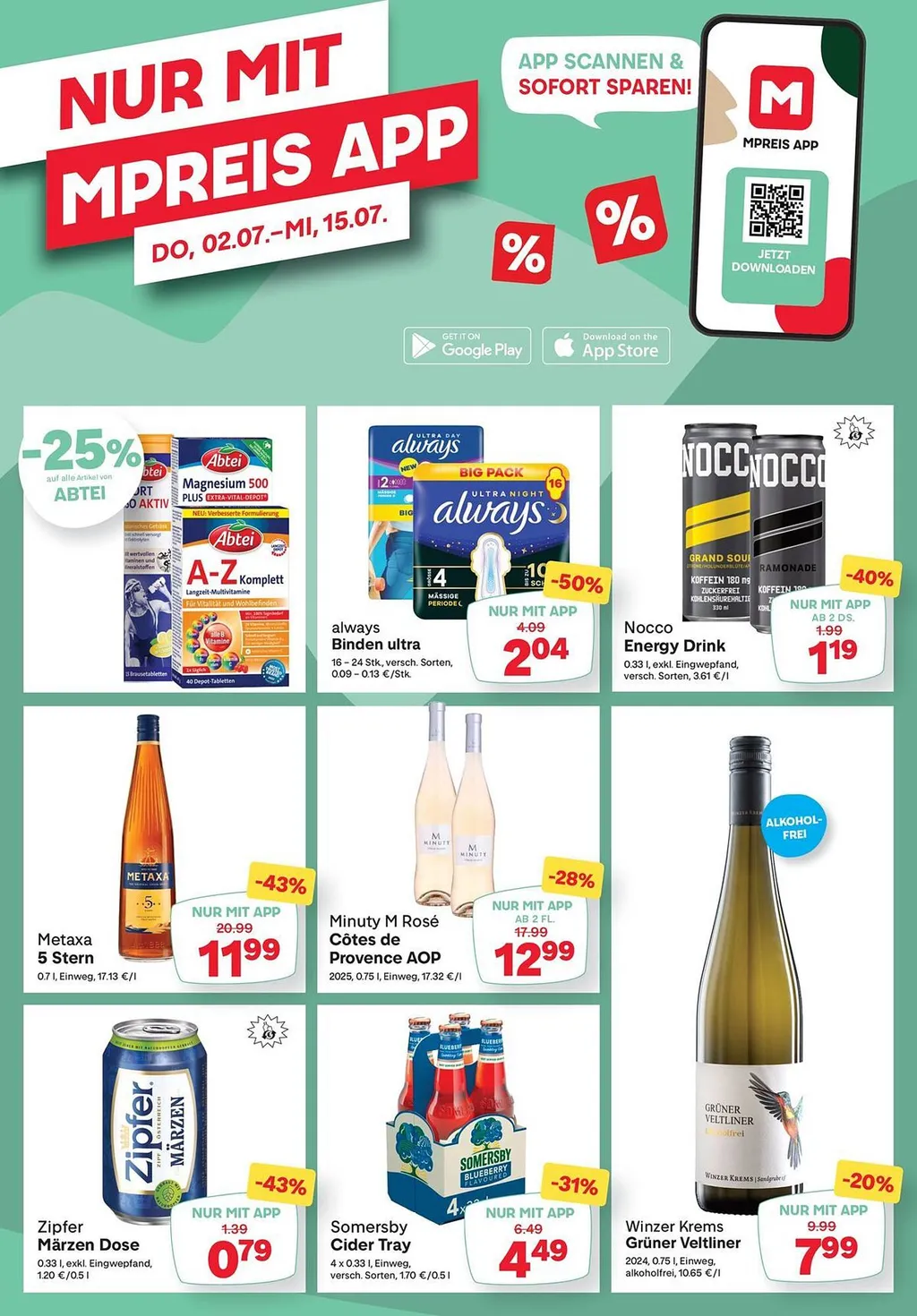 MPreis Flugblatt ab 09.07.2026 (Donnerstag)