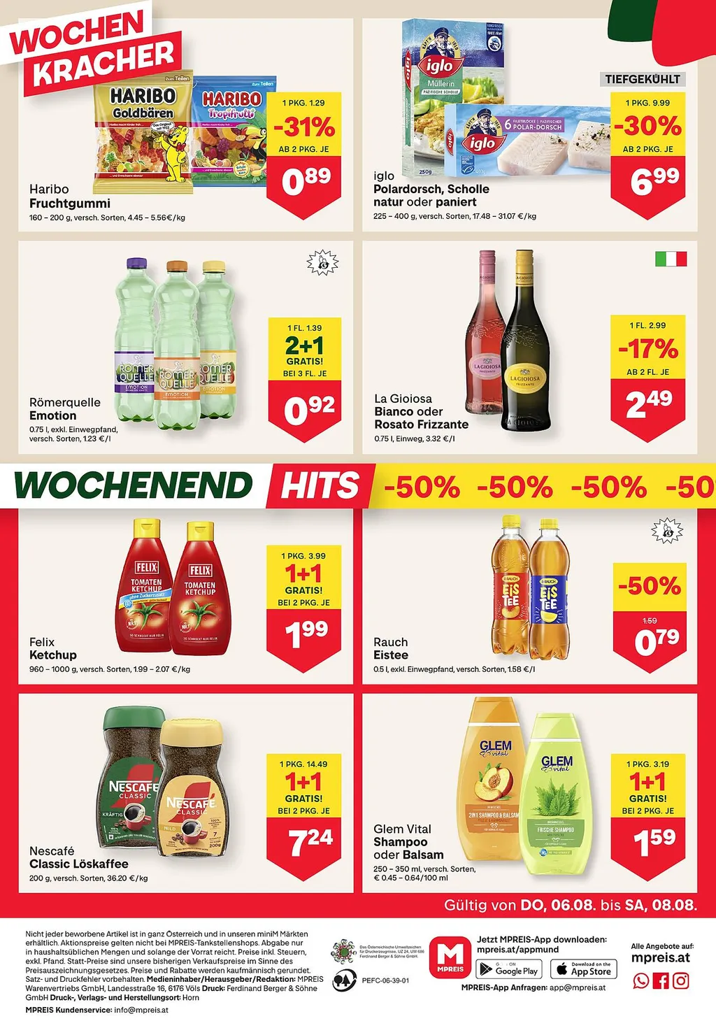 MPreis Flugblatt ab 06.08.2026 (Donnerstag)
