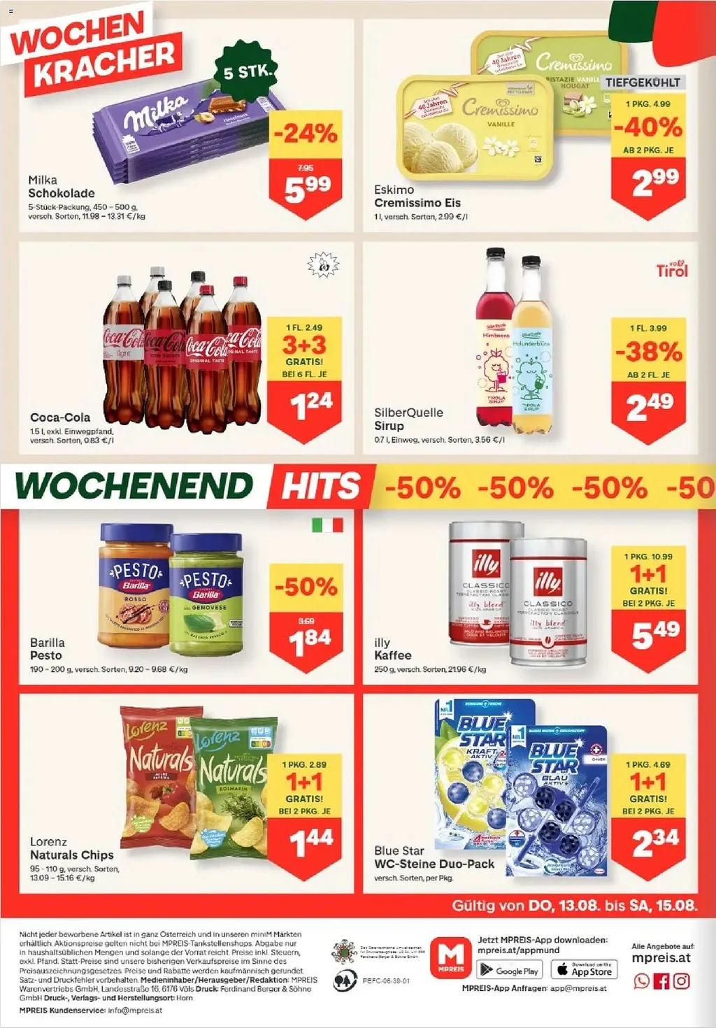 MPreis Flugblatt ab 13.08.2026 (Donnerstag)