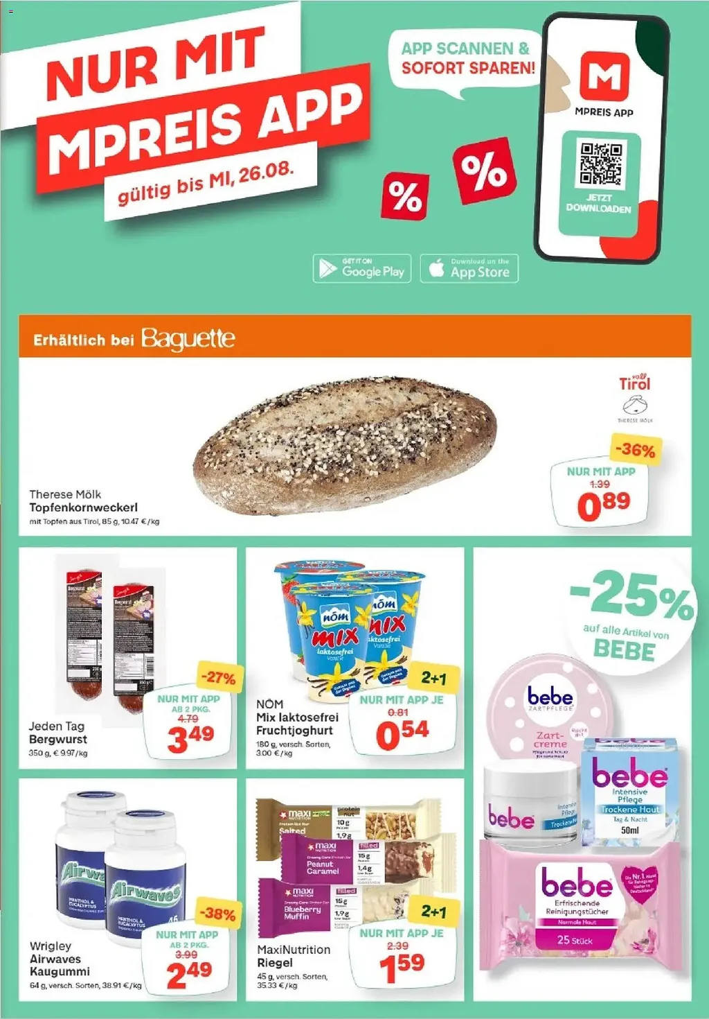 MPreis Flugblatt ab 13.08.2026 (Donnerstag)