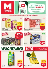 MPreis Flugblatt ab 27.08.2026 (Donnerstag)