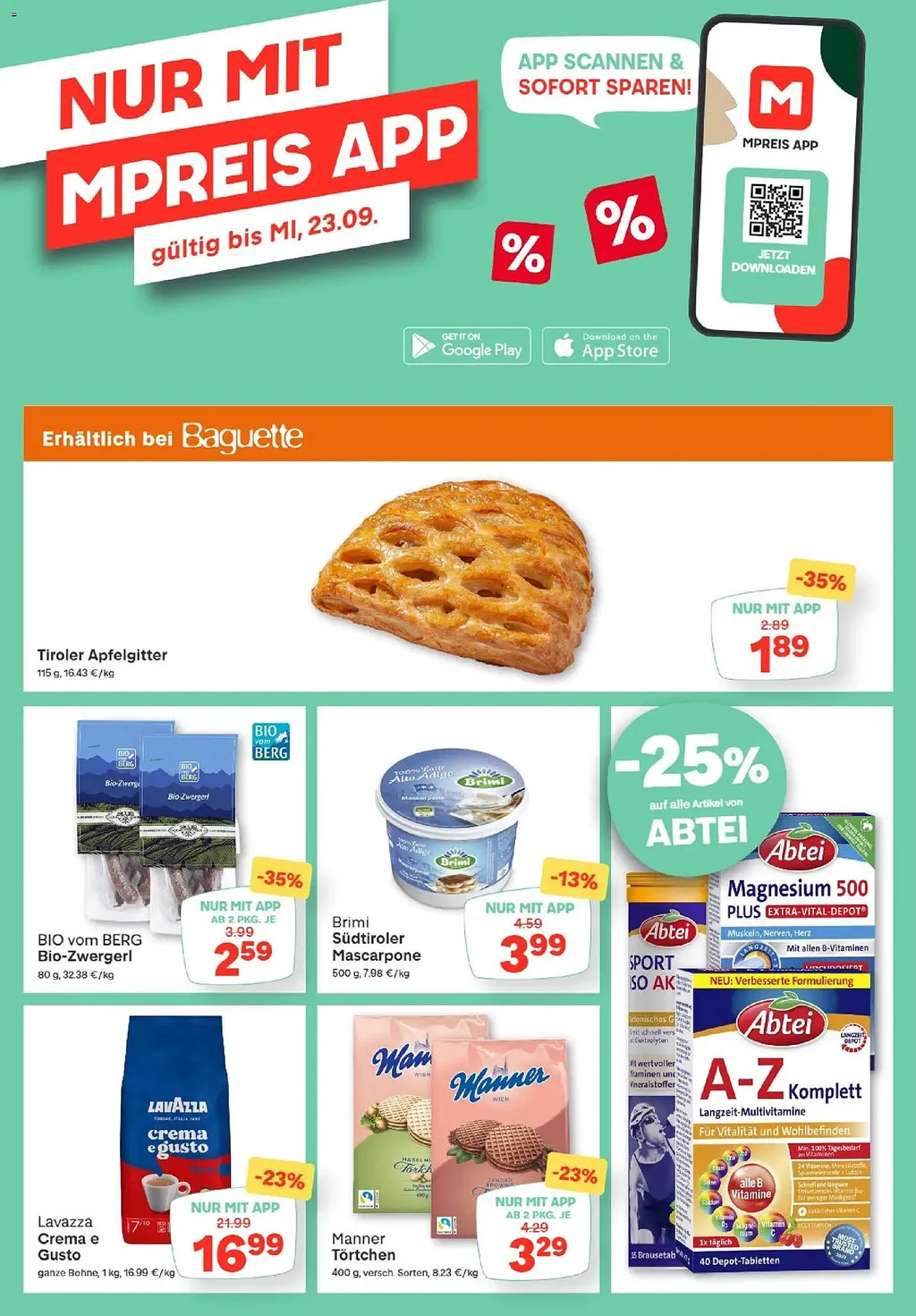 MPreis Flugblatt ab 17.09.2026 (Donnerstag)
