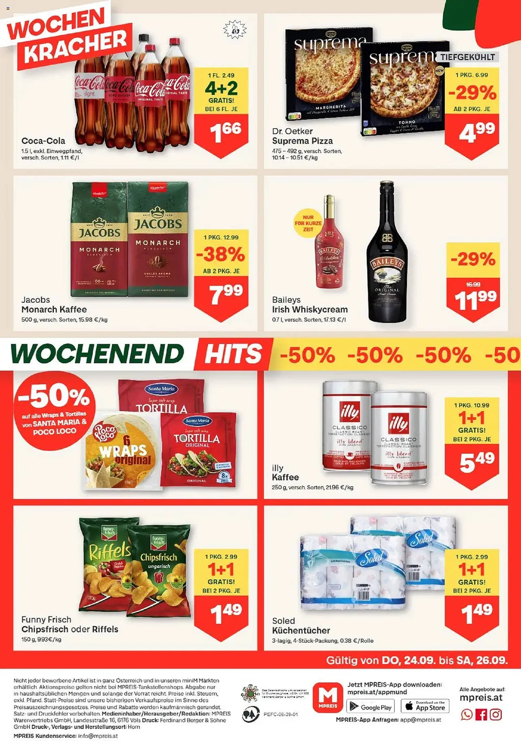 MPreis Flugblatt ab 24.09.2026 (Donnerstag)