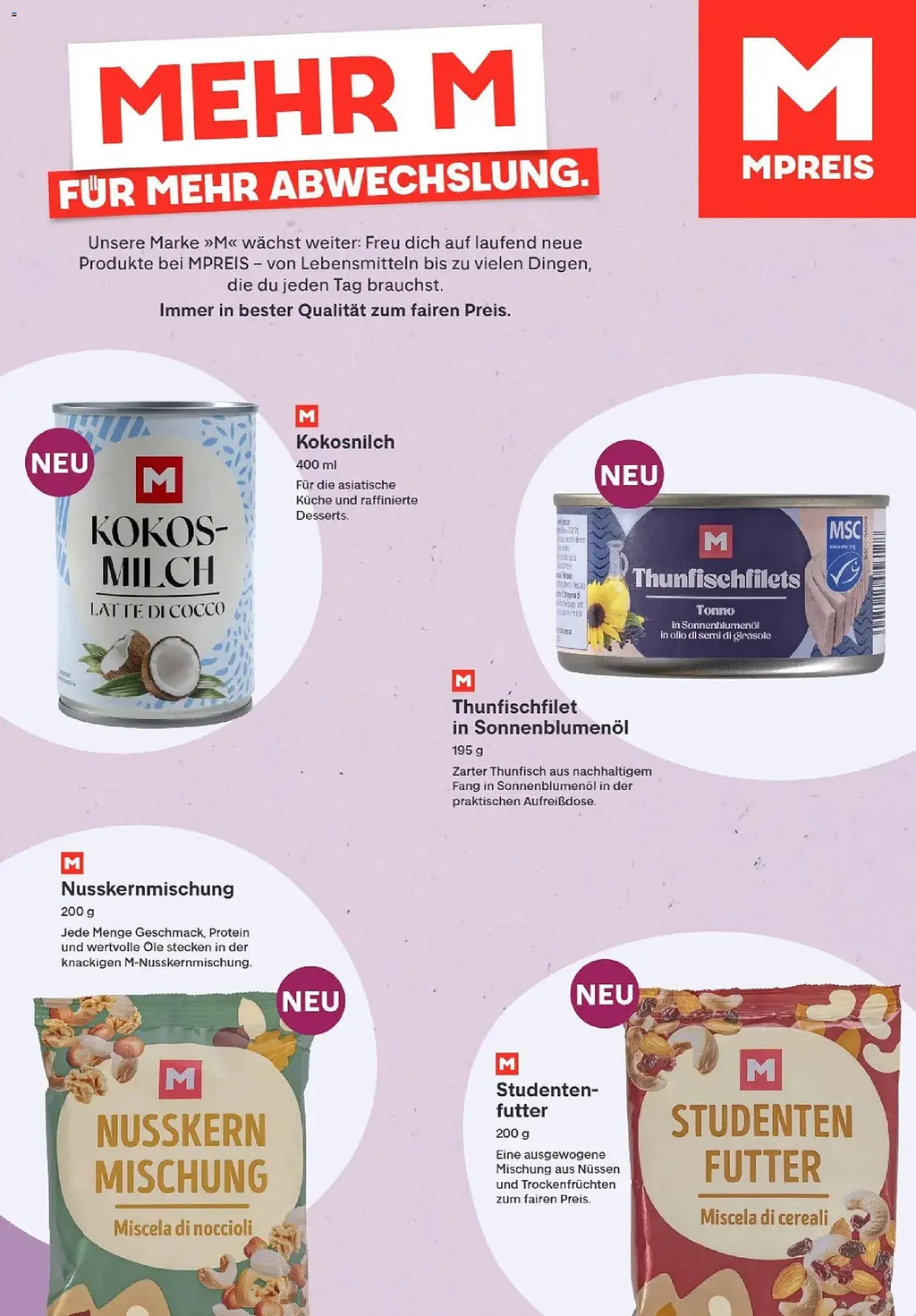 MPreis Flugblatt ab 24.09.2026 (Donnerstag)