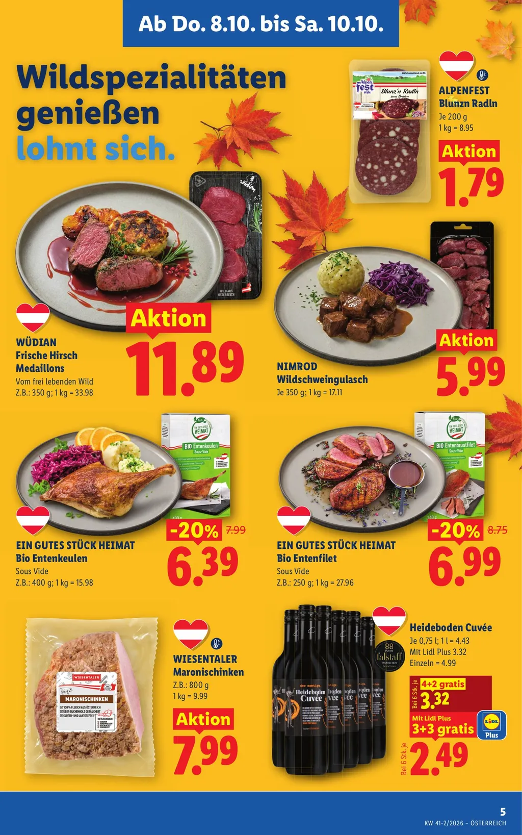 Lidl Flugblatt ab 08.10.2026 (Donnerstag)
