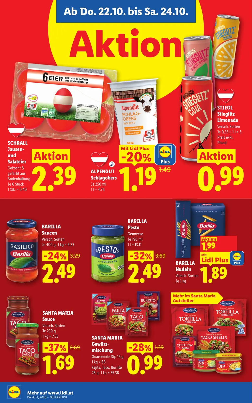 Lidl Flugblatt ab 22.10.2026 (Donnerstag)