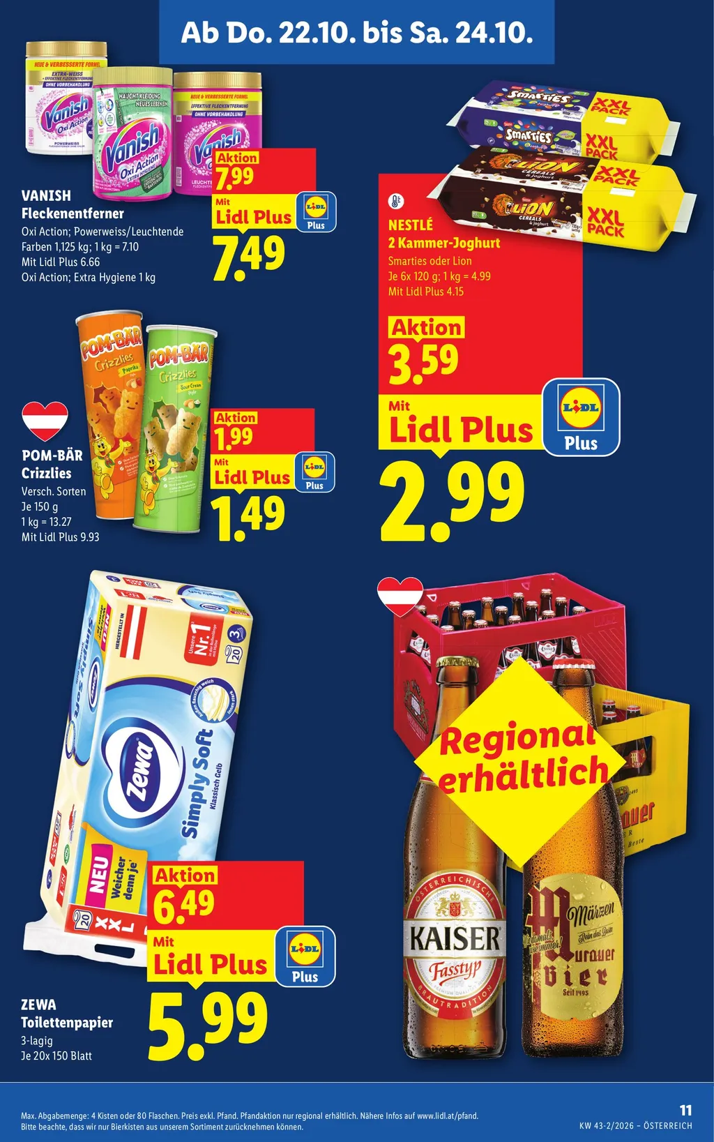Lidl Flugblatt ab 22.10.2026 (Donnerstag)