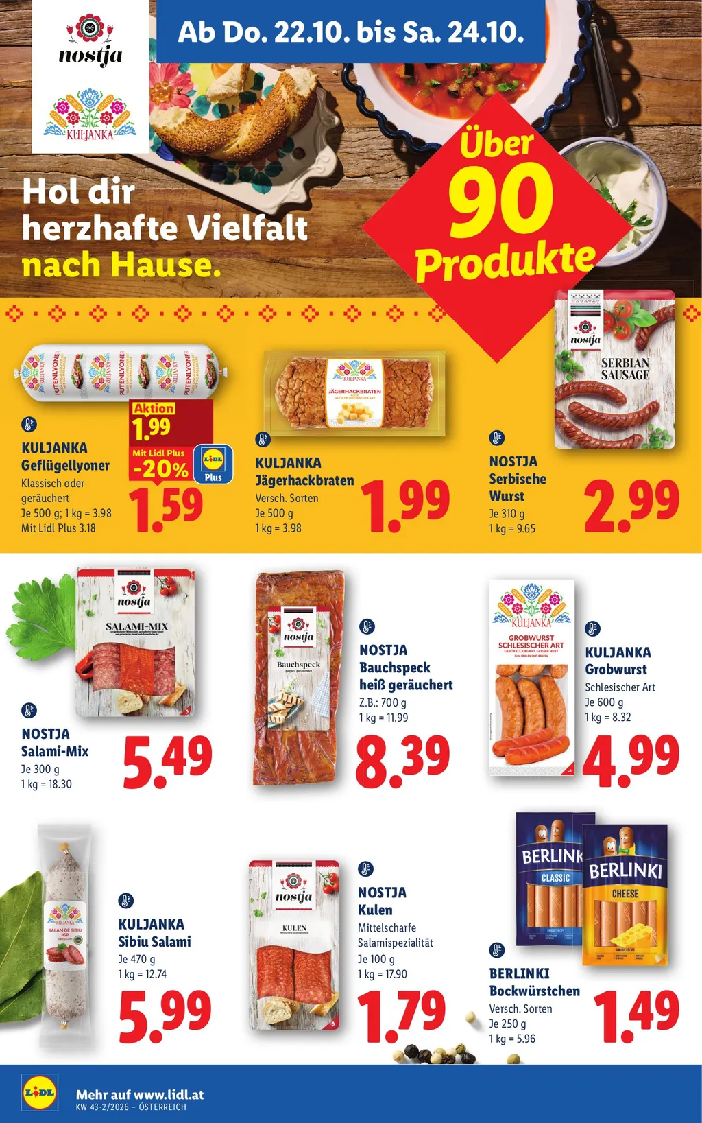 Lidl Flugblatt ab 22.10.2026 (Donnerstag)