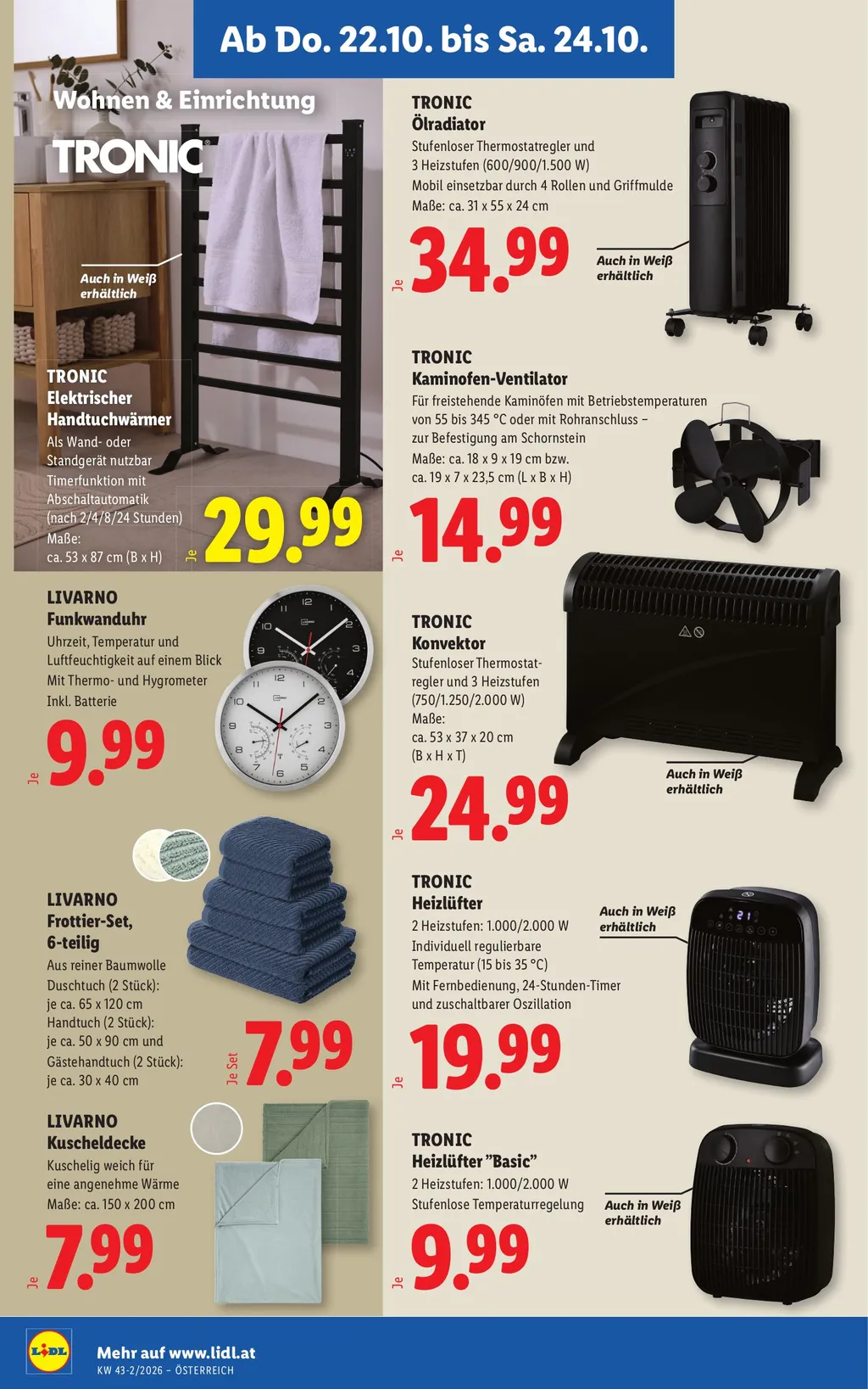 Lidl Flugblatt ab 22.10.2026 (Donnerstag)