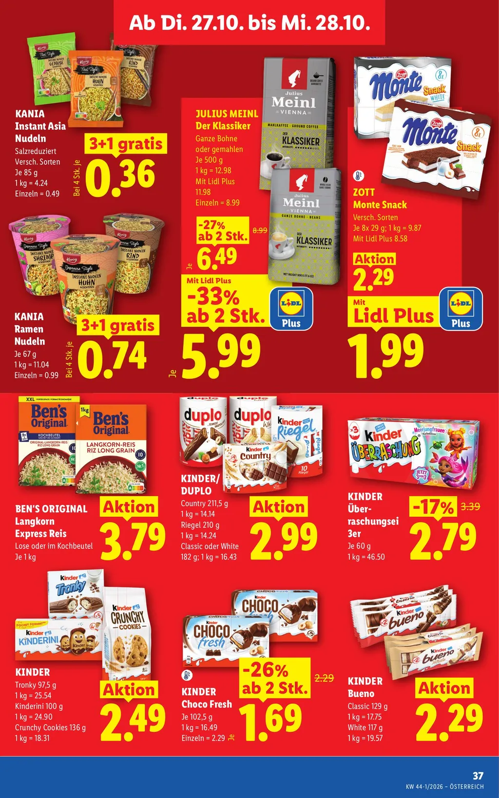 Lidl Flugblatt ab 22.10.2026 (Donnerstag)