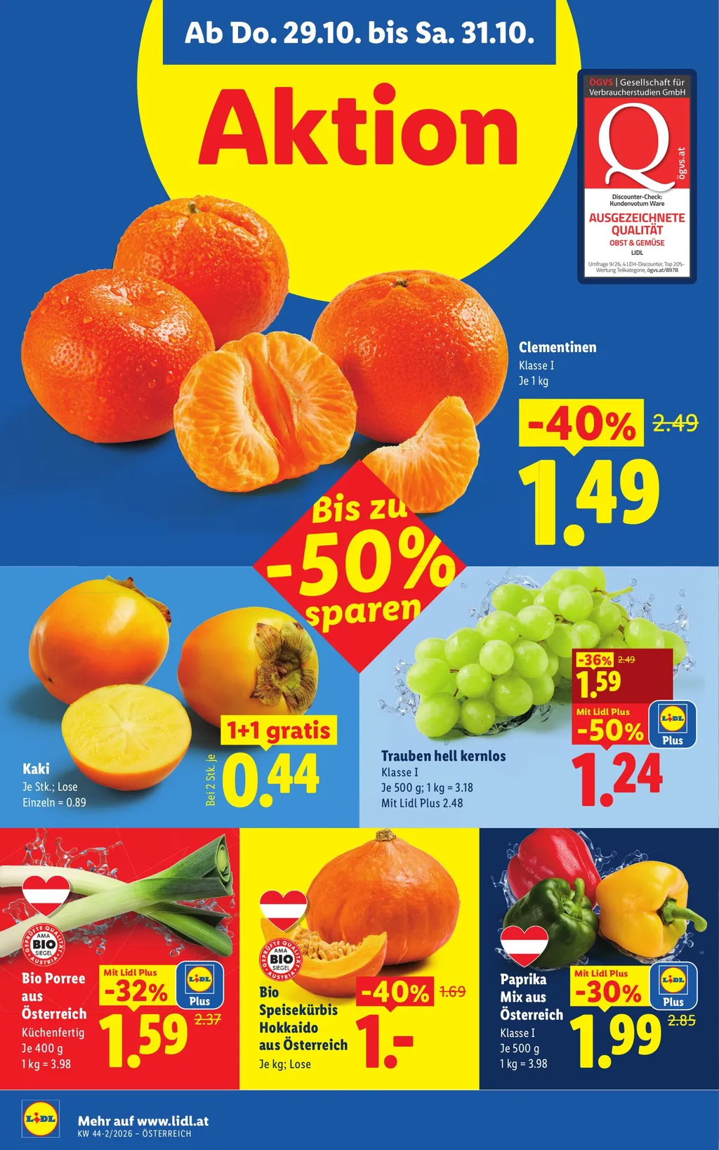 Lidl Flugblatt ab 29.10.2026 (Donnerstag)