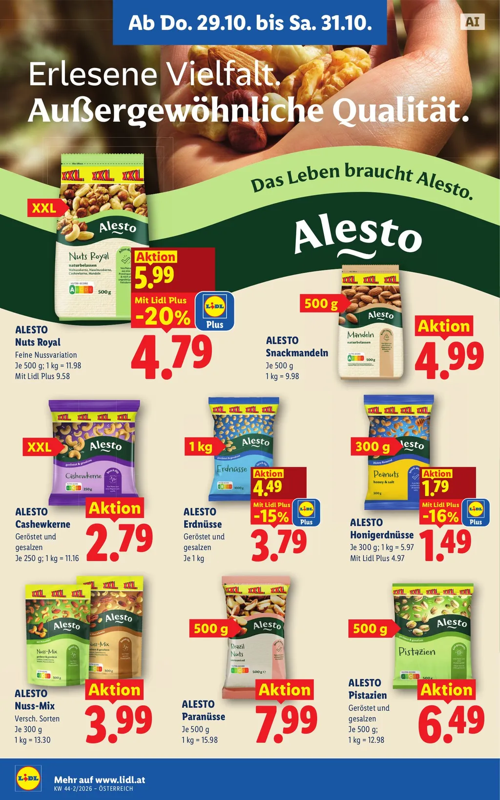 Lidl Flugblatt ab 29.10.2026 (Donnerstag)