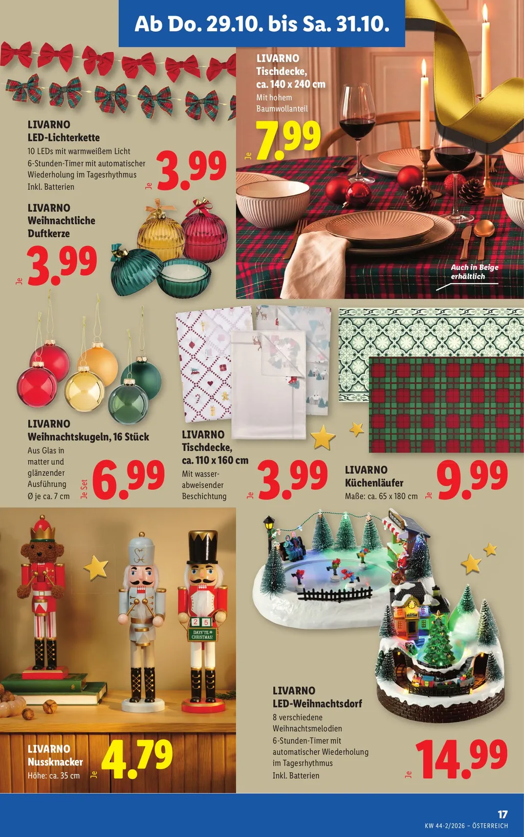 Lidl Flugblatt ab 29.10.2026 (Donnerstag)