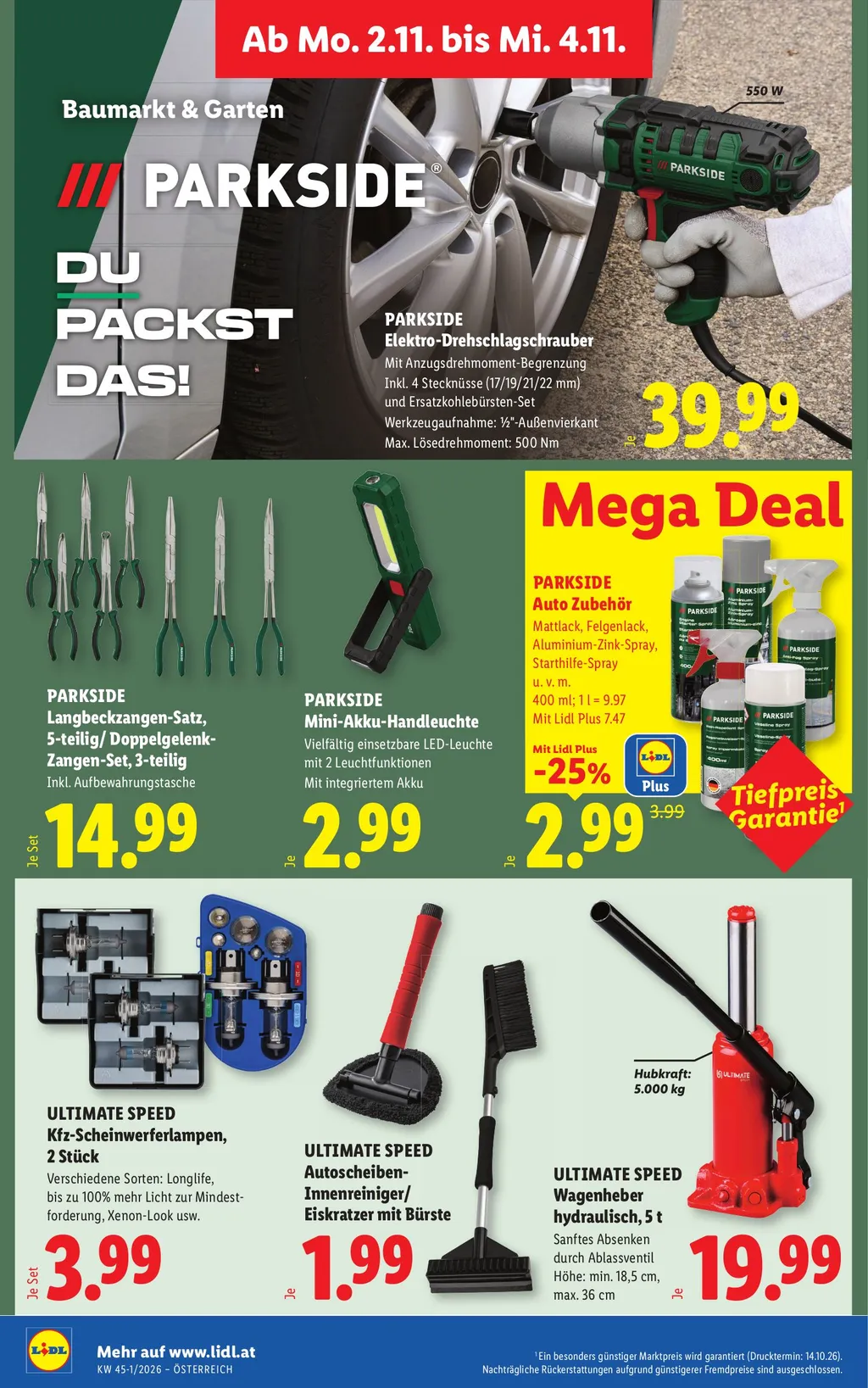 Lidl Flugblatt ab 29.10.2026 (Donnerstag)