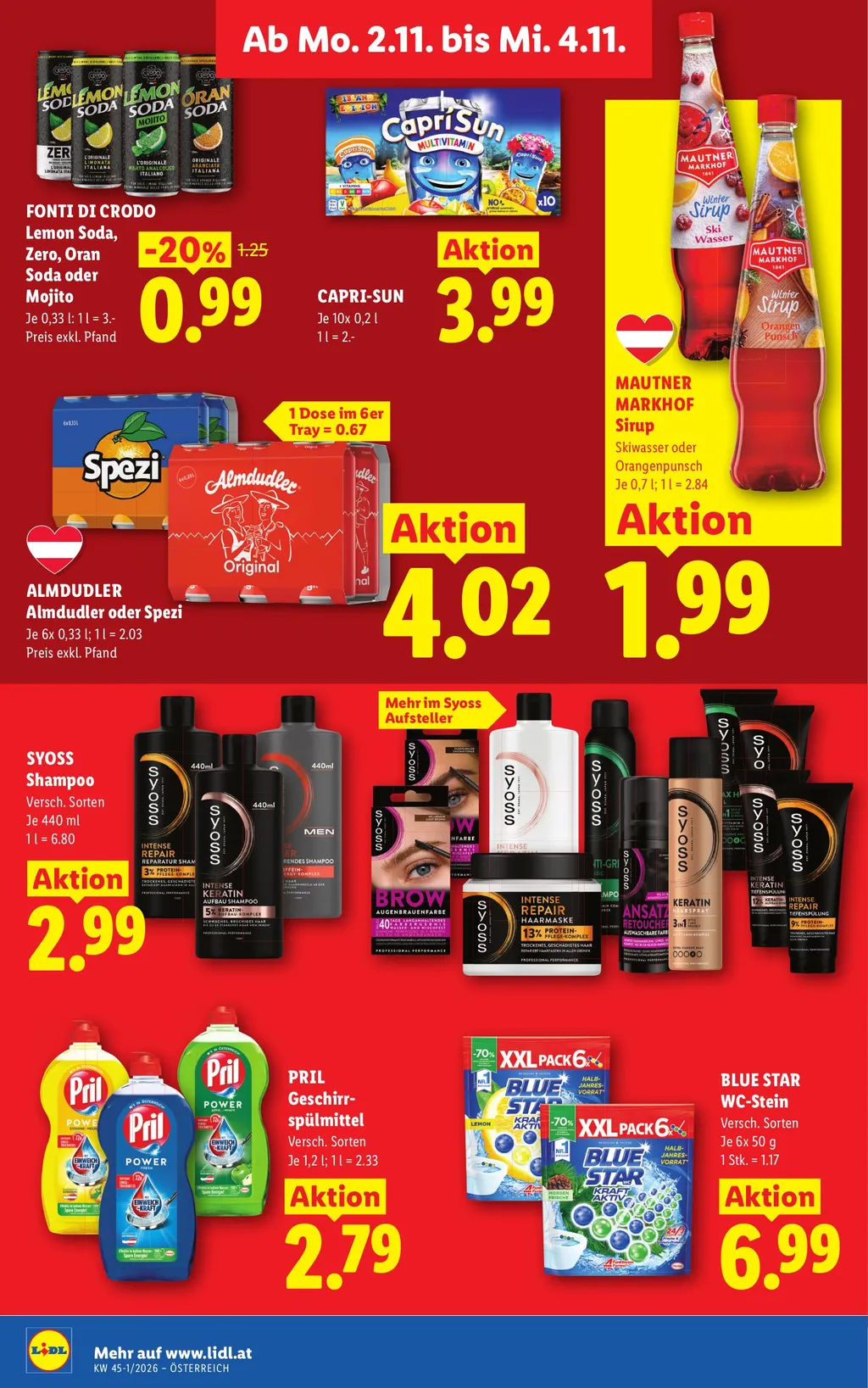Lidl Flugblatt ab 29.10.2026 (Donnerstag)