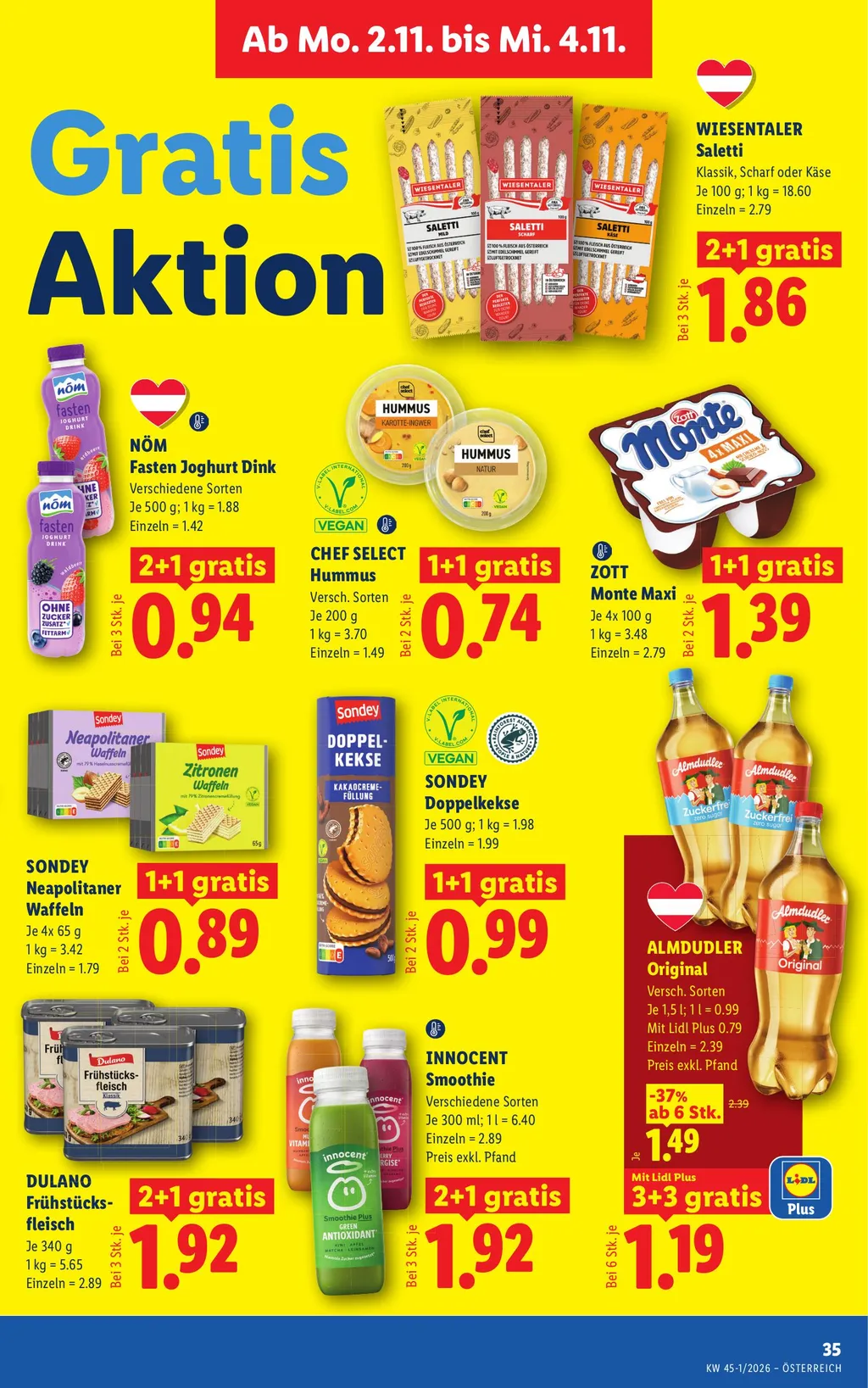 Lidl Flugblatt ab 29.10.2026 (Donnerstag)