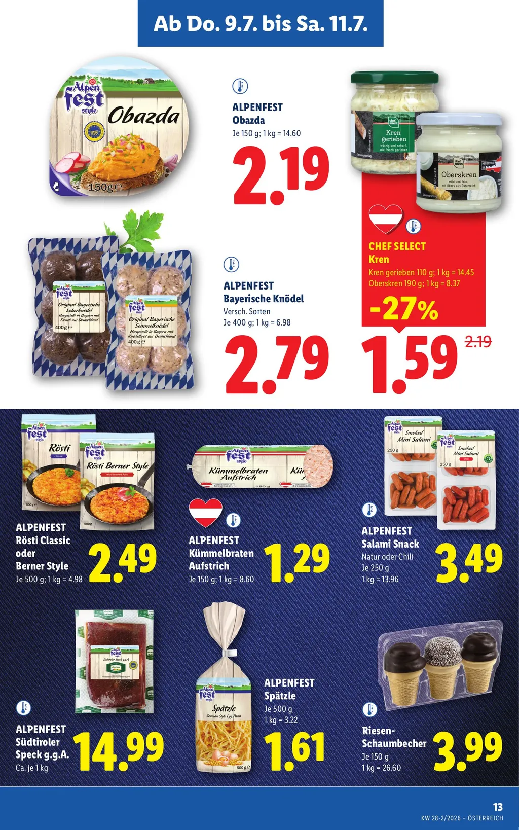 Lidl Flugblatt ab 09.07.2026 (Donnerstag)