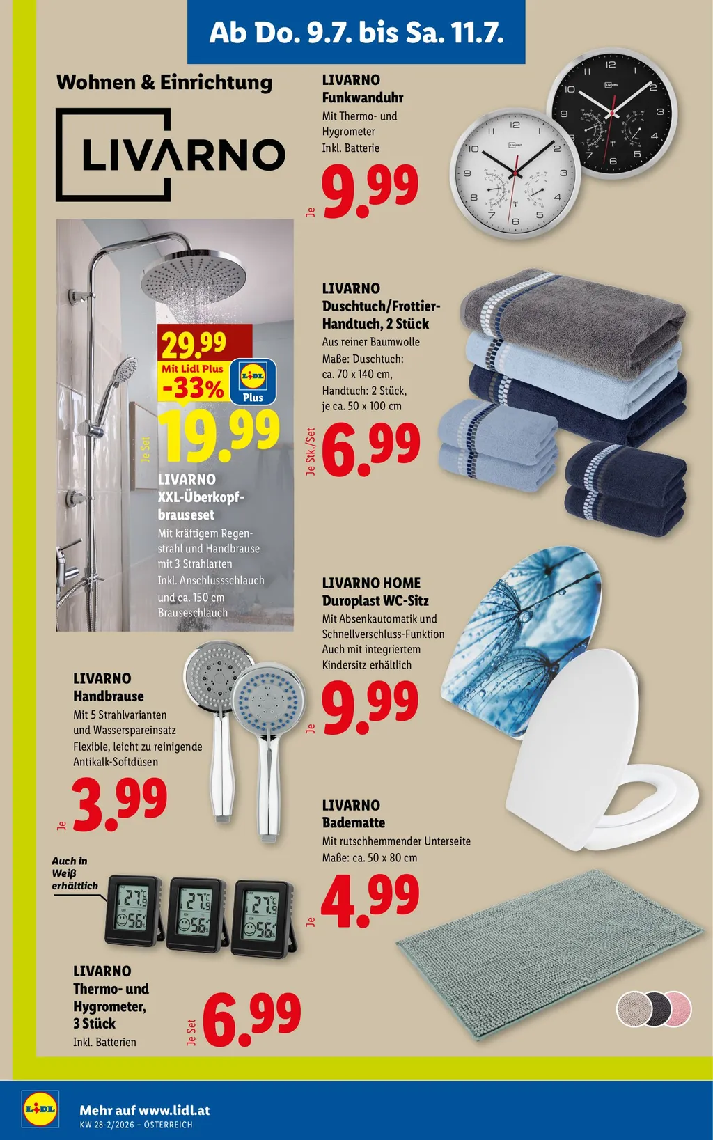 Lidl Flugblatt ab 09.07.2026 (Donnerstag)
