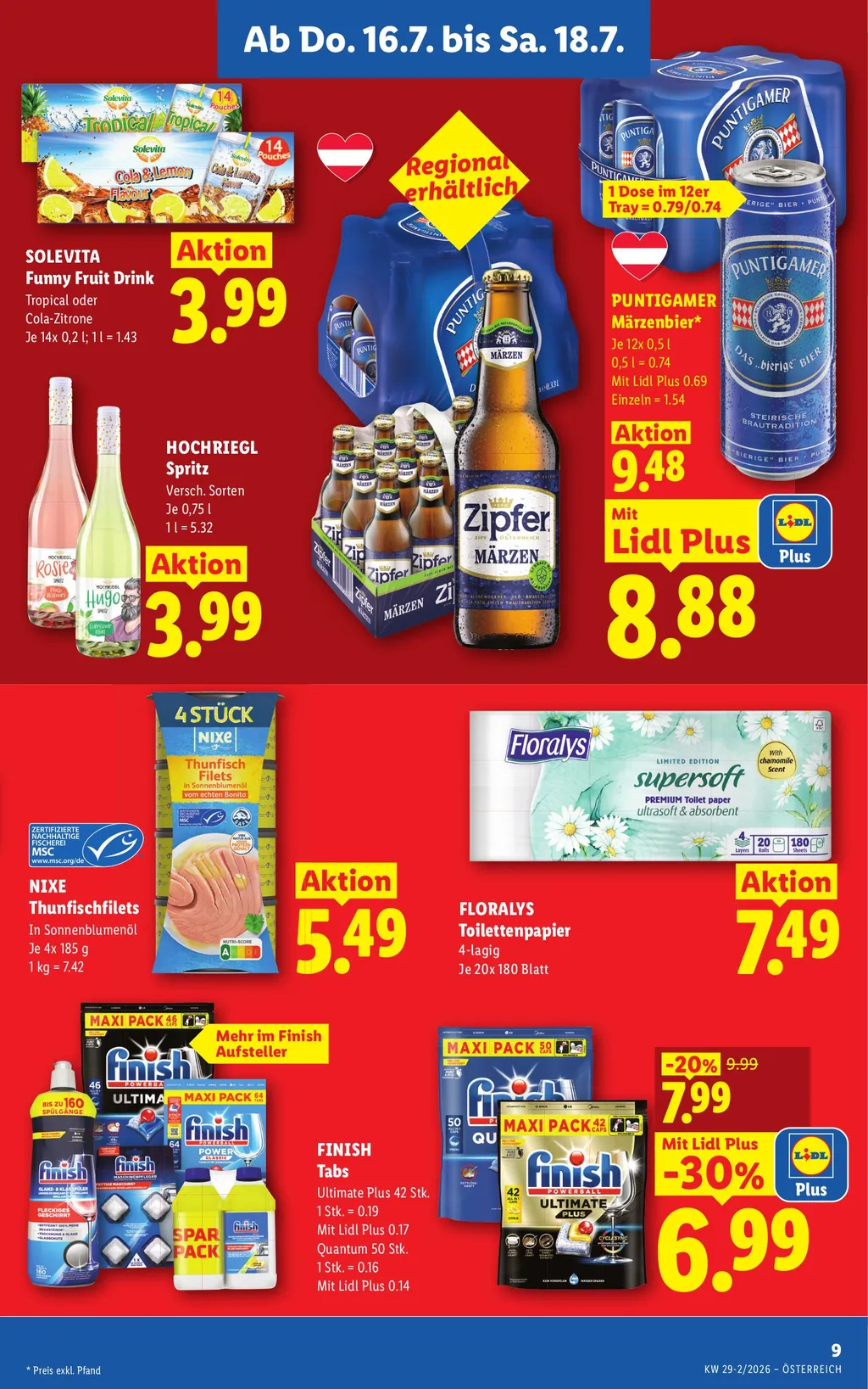 Lidl Flugblatt ab 16.07.2026 (Donnerstag)
