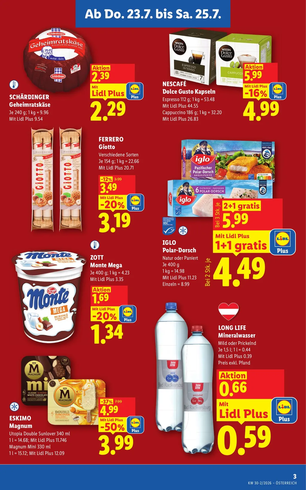 Lidl Flugblatt ab 23.07.2026 (Donnerstag)
