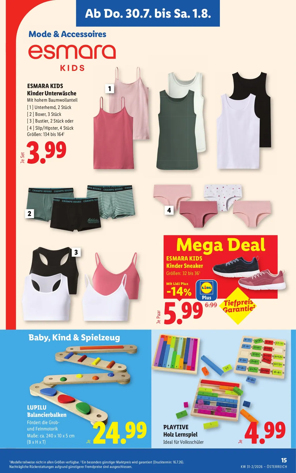 Lidl Flugblatt ab 30.07.2026 (Donnerstag)
