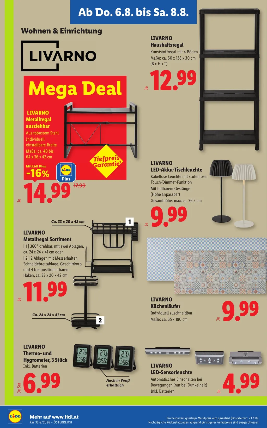 Lidl Flugblatt ab 06.08.2026 (Donnerstag)