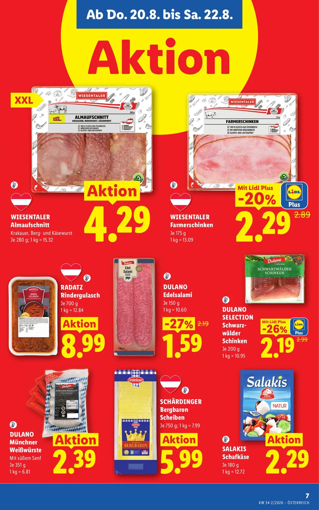 Lidl Flugblatt ab 20.08.2026 (Donnerstag)